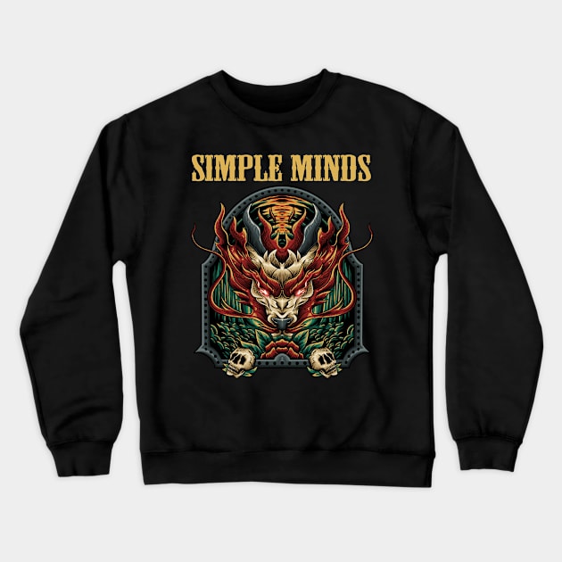 MINDS AND THE SIMPLE BAND Crewneck Sweatshirt by octo_ps_official